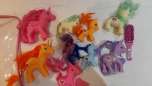 Bundle of 9 non branded ponies.2 brushes & clip.Age 3+ - Picture 1 of 3