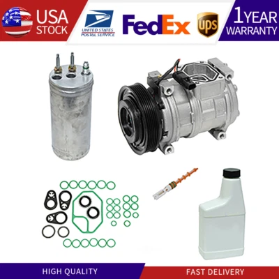 Kit de compresor de aire acondicionado, secadores, sello, tubo Orif y aceites para Jeep TJ, Jeep Wrangler Foto 1 de 4