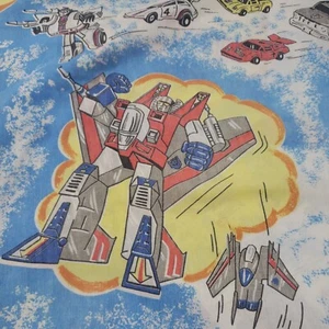 Vintage Hasbro anni 80 originale Transformers foglio piatto doppio blu rosso giallo usato in ottime condizioni - Foto 1 di 11