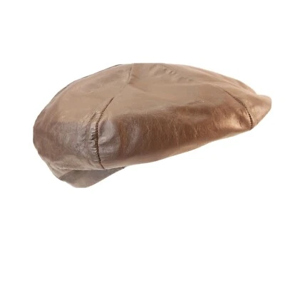 De colección United Hatters Cabbie Newsboy Sombrero Gorra Piel de Cordero Marrón EE. UU. Mediano Foto 1 de 4