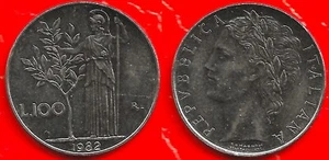 ITALIE . 100 LIRE 1982 . SPLENDIDE / A. UNC - Imagen 1 de 1
