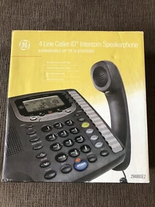 New GE 29488GE2-A 4-Line Intercom Business Telephone Corded Multiline Black - Zdjęcie 1 z 3