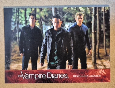 THE VAMPIRE DIARIES Season 2 Trading Card #46 Cryptozoic 2012 "Rescuing Caroline - Image 1 of 2