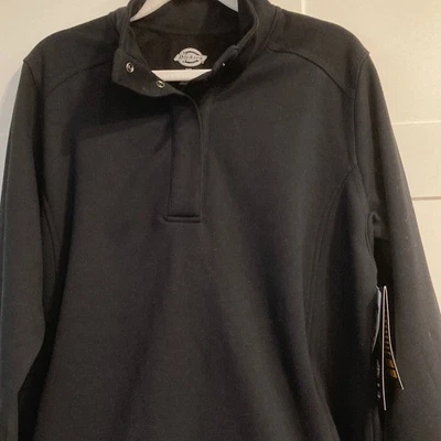 Sudadera Dickies Negra Cuello Alto, Tela Resistente, Talla Mujer XL Foto 1 de 4