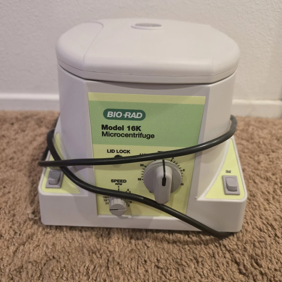 Bio-Rad Microcentrifuge Model 16K lab equipment working condition science  - Image 1 of 4