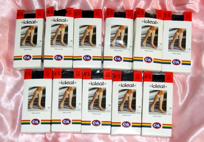 45 Paar Kniestrümpfe * FEINKNIESTRÜMPFE Einheitsgröße **IDEAL **  20 DEN - Bild 1 von 2