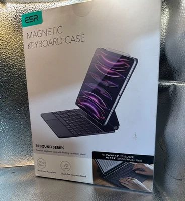 ESR Magnetic Keyboard Case Rebound Series for iPad Air 13 and iPad Pro 12.9 - Image 1 of 4