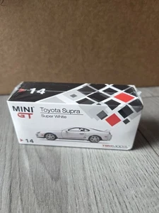 Mini Gt Toyota Supra #14 rare sealed super white - Picture 1 of 2