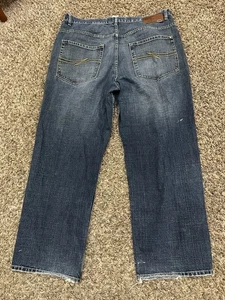Ecko Unlimited Jeans Mens 40x33 Baggy Fit Wide Leg Denim Streetwear Hip Hop Y2K - Picture 1 of 7