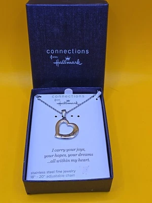 Hallmark stainless steel grandmother necklace 19 inches - Image 1 of 3