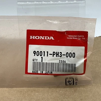 Tornillo de volante genuino OEM Honda Acura 90011-PH3-000 - Hecho en Japón - Un perno Foto 1 de 3
