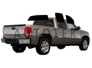 PreCut All Sides Window Film Any Tint Shade For GMC Sierra 1500 Crew Cab 2007-13 - Picture 1 of 11