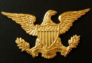 American Eagle XL / Estampado de latón vintage ornamentado / 1 pieza - Imagen 1 de 5