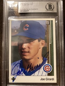 1989 Upper Deck Joe Girardi Rookie #776 Auto