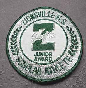 Zionsville High School Scholar Athlete Eagles IN Indiana Junior Award 4" Patch - Picture 1 of 2