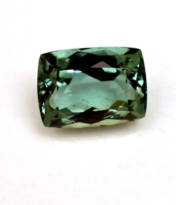 Natural Mozambique Green Tourmaline 18.45 Ct Cushion Cut Loose Gemstone TREATED - Image 1 of 4