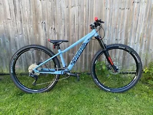2021 Laufey 27 H20 Hardtail Mountain Bike in Blue Grey and Red - Picture 1 of 22