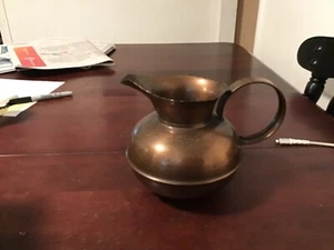 Copper Ewer Pitcher Decanter Flagon Vintage Craftsman Company Handled Spout #303 - Picture 1 of 5