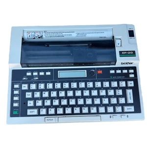 Ungetestet Vintage Brother EP-20 tragbare elektrische Schreibmaschine Textverarbeitung - Bild 1 von 3