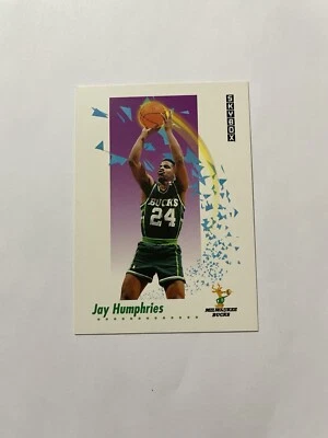 1991-92 Skybox Basketball Card #158 Jay Humphries Milwaukee Bucks - Image 1 of 2