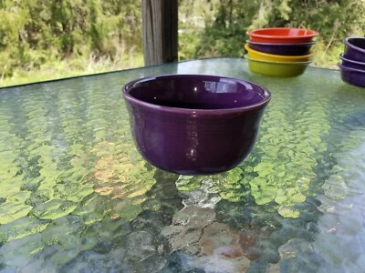 GUSTO BOWL mulberry purple HOMER LAUGHLIN FIESTA 28 OZ. NEW