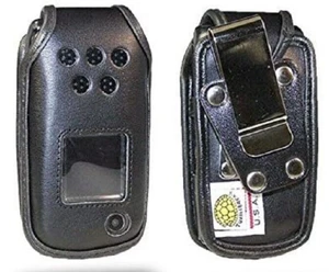 Custodia telefono Samsung Rugby 2 Turtleback in pelle resistente clip da cintura in metallo NUOVO USA - Foto 1 di 9