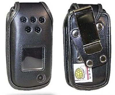 Funda de teléfono de cuero resistente Samsung Rugby 2 Turtleback clip de cinturón de metal NUEVA EE. UU. Foto 1 de 4