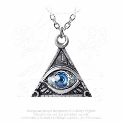 allsehendes Auge der Vorsehung Anhänger Talisman Gottesauge Amulett ALCHEMY P827 - Bild 1 von 3
