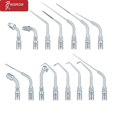 Woodpecker Dental Ultrasonic Scaler E Series Root Tips Fit UDS EMS SATELEC - Image 1 of 4
