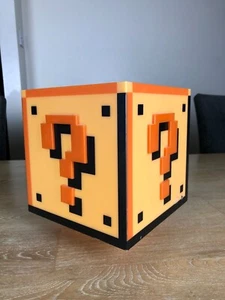 Super Mario Bros Collectors Edition Question Block Light Coin Sound READ DESC - Picture 1 of 5