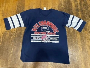 Vintage 1980s NFL New York Giants Football XL T Shirt NFC Champions Logo 7 - Picture 1 of 5