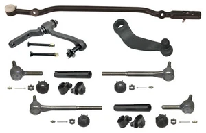 NUEVA DIRECCIÓN PITMAN, BRAZO DE RALENTÍ, ENLACE DE ARRASTRE, VARILLAS DE AMARRE, 55-57 CHEVY, MANUAL, CONVERSIÓN DE POTENCIA - Imagen 1 de 1