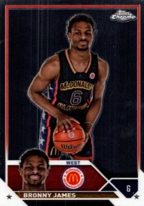 BRONNY JAMES 2023 Topps Chrome McDonalds #68 USC Trojans LA Lakers - Picture 1 of 2
