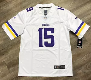 Maglia calcio Minnesota Vikings Joshua Dobbs bianca cucita MEDIA - Foto 1 di 4