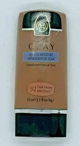 Oil Of Olay All Day Moisture Foundation Makeup 1.1 oz 35 ml # 92 Dark Honey - Image 1 of 1