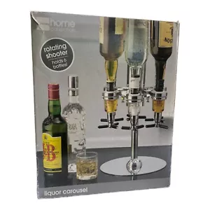 Carosello liquore rotante - 6 bottiglie - dispenser bottiglie bar domestico - Foto 1 di 3