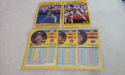 1991 Fleer Part. set 600's-700's Baseball  Pick cards that you may want/need. - Image 1 of 4