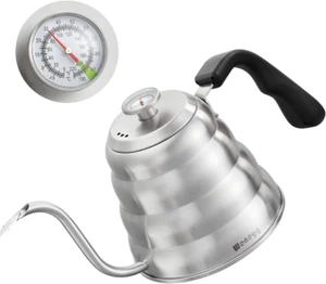 Bollitore a Collo Di Cigno in Acciaio Inossidabile Da 1,2 L, Bollitore Con Termo - Foto 1 di 11