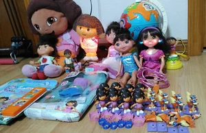 DORA THE EXPLORER SET ~ VTECH PLUG AND PLAY ~ PUPPEN FIGUREN PLÜSCHBÜCHER + MEHR VINTAGE - Bild 1 von 12