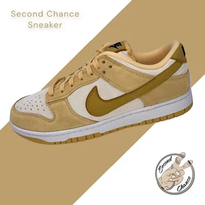 Nike Dunk Low Celestial Gold Suede Herren Sneaker Turnschuhe Neu - Bild 1 von 8
