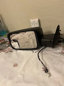 Dodge Ram 1500 2500 2013-2018 espejo retrovisor puerta lateral izquierdo con calefacción negro fabricante de equipos originales - Imagen 1 de 11