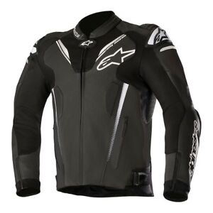 Alpinestars Atem v3 Leather Sports Motorcycle Jacket - Black 