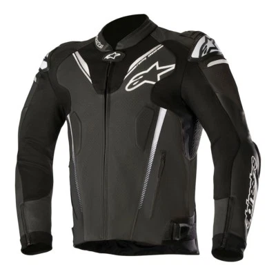 Alpinestars Atem v3 Leather Sports Motorcycle Jacket - Black EU 48 and EU 50 - Image 1 of 3