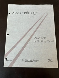 Valse Chimerique Piano Solo di Geoffrey Carroll - Foto 1 di 2