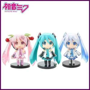 Die neue Hatsune Miku Figur Mini Figur Ornamente Kawai rosa grün Hatsune - Bild 1 von 28