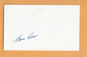 Tarjeta Gene Freese Cincinnati Reds auto firmada 3x5 rueda West Virginia - Imagen 1 de 2