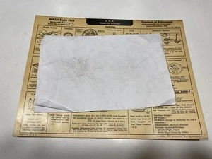 1935 Nash Six Model 3580 Advanced 8 AEA Tune-Up System card - Bild 1 von 2