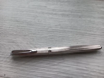 Stylo plume Waterman CF C/F  Milleraies argent silver plated FP - Photo 1/3