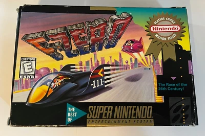 F-Zero SNES Super Nintendo. Complete in Box. With some inserts. Great condition. - Image 1 of 4