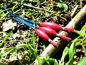 Handmade Crow Quill Avon Floats. Set of 3. - Picture 1 of 11